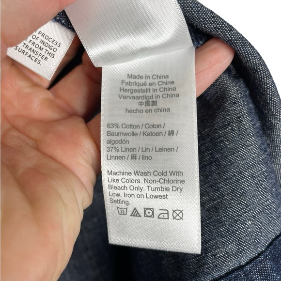 J. Crew | NWT Denim Square Neck Mini Dress 4 - Picture 8 of 11